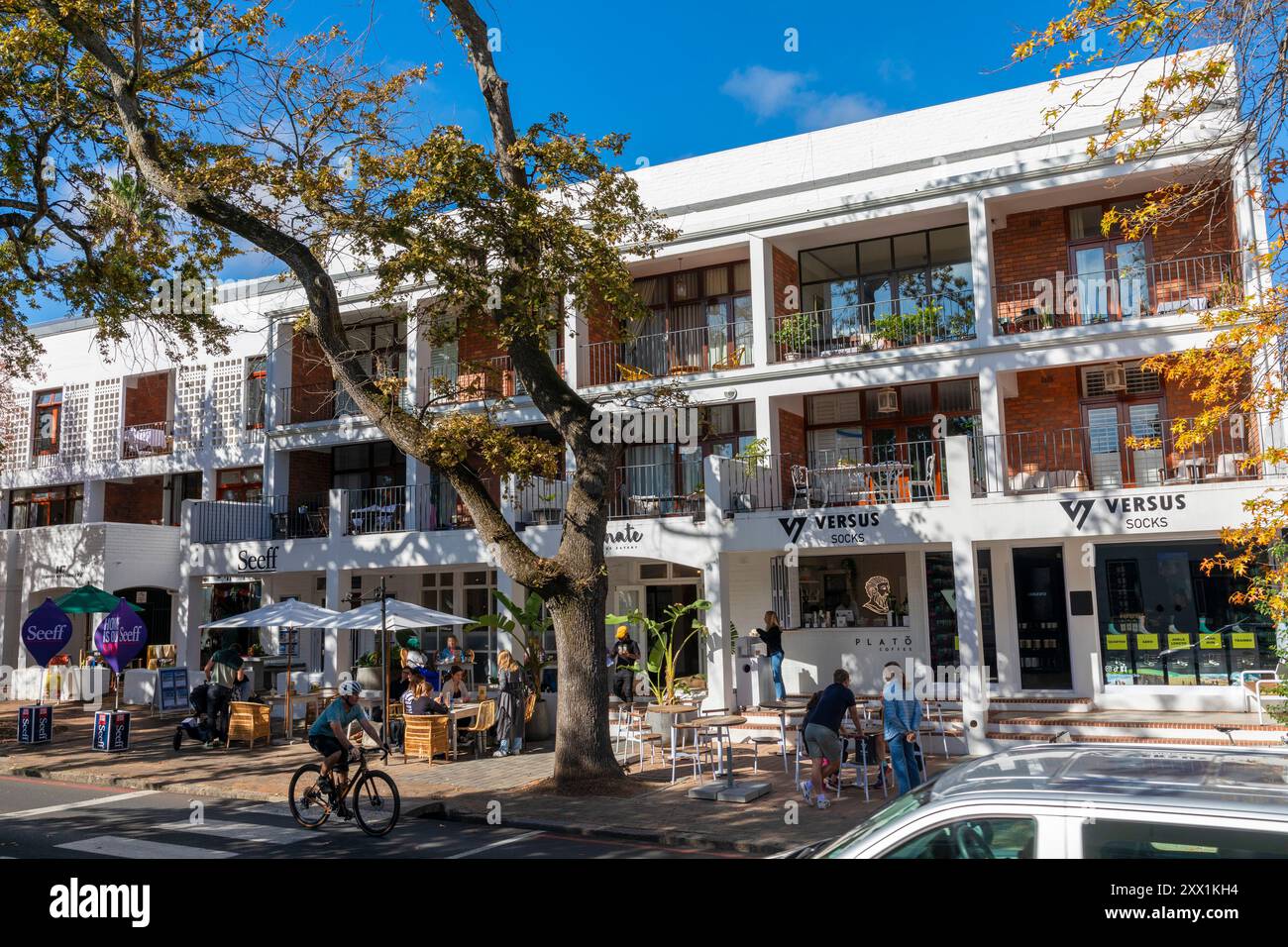 Restaurant, Stellenbosch, Western Cape Province, Südafrika, Afrika Stockfoto