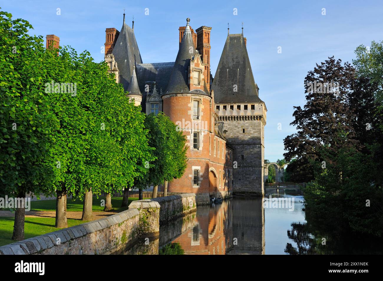 Chateau de Maintenon an der Eure, Département Eure-et-Loir, Region Centre-Val de Loire, Frankreich, Europa Stockfoto