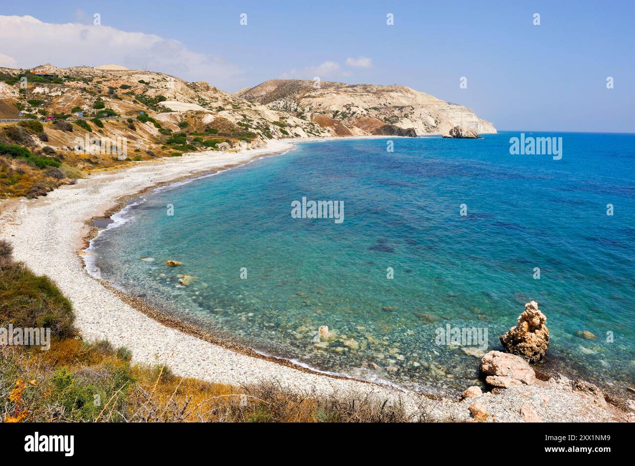 Petra Tou Romiou, legendärer Geburtsort der Aphrodite, Zypern, östliches Mittelmeer, Europa Stockfoto