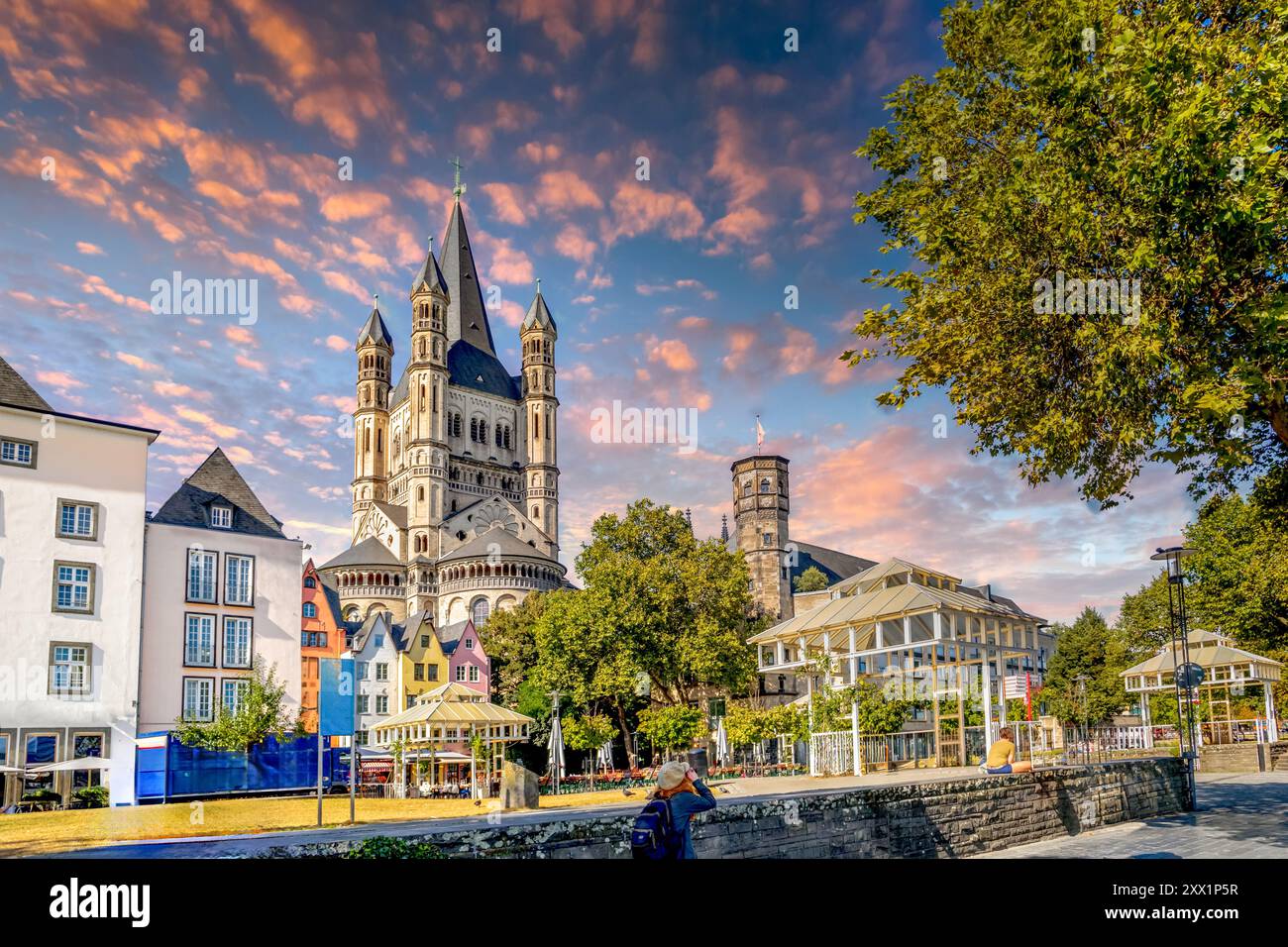 Altstadt von Köln, Deutschland Stockfoto