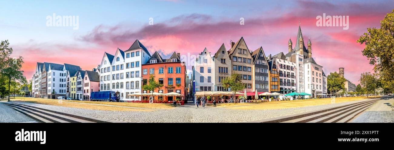 Altstadt von Köln, Deutschland Stockfoto