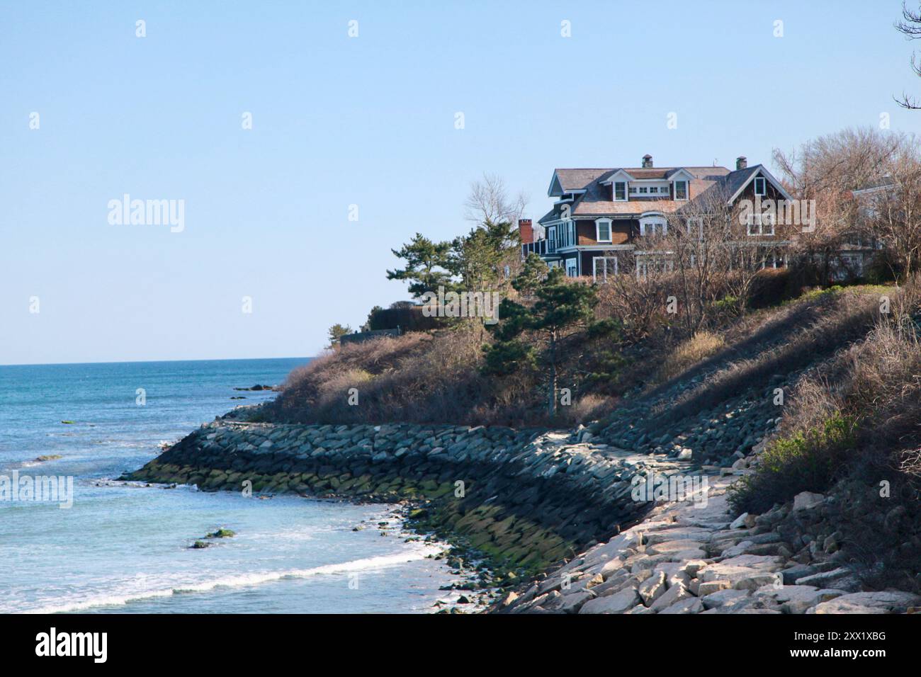 Weg zum Haus der Breakers Stockfoto