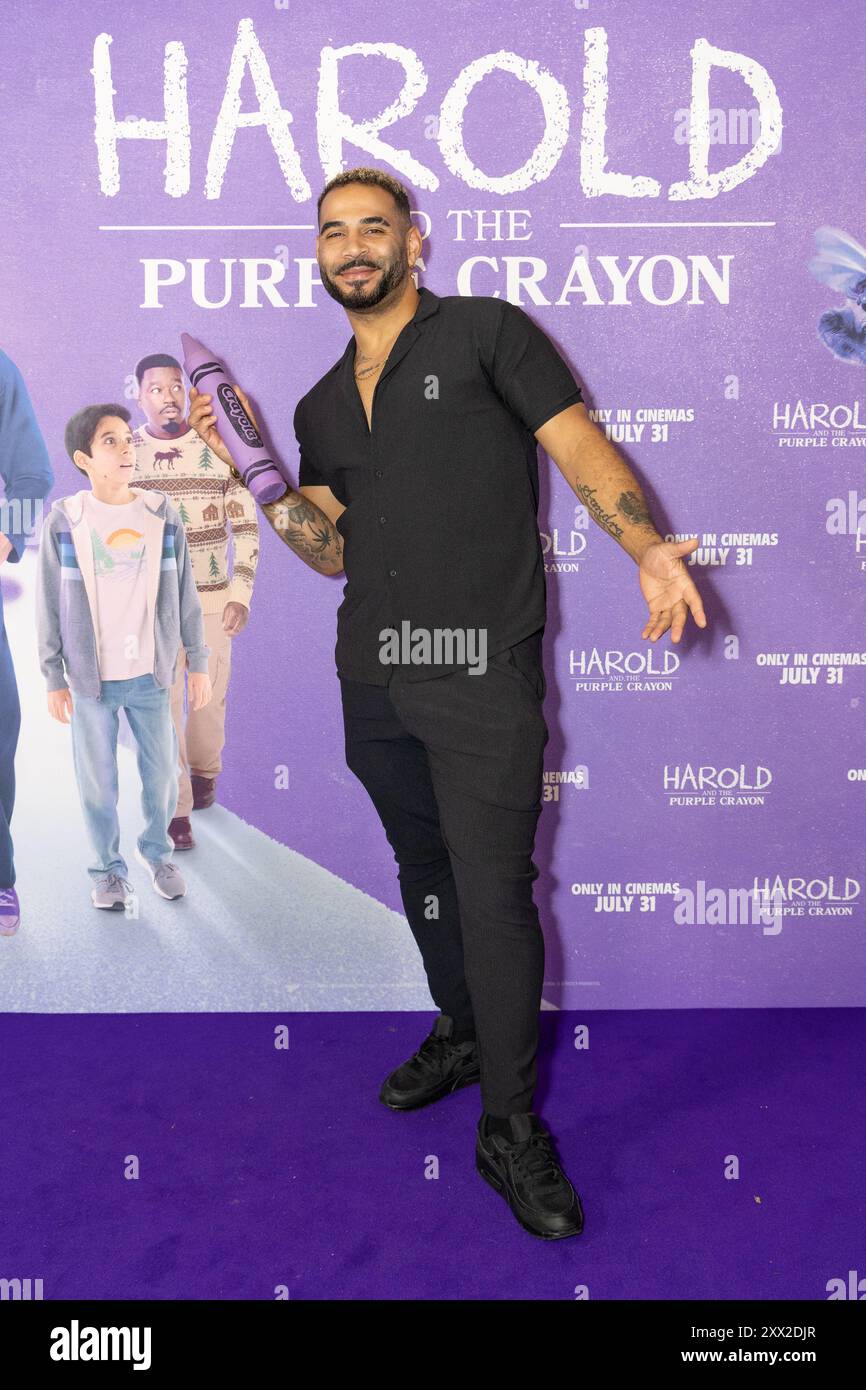 Celebs atttend The Harold and the Purple Crayon Gala Screening im Vue Cinema, Leicester Square mit: Sandro Farmhouse Where: London, United Kingdom Wann: 21 Jul 2024 Credit: Phil Lewis/WENN Stockfoto