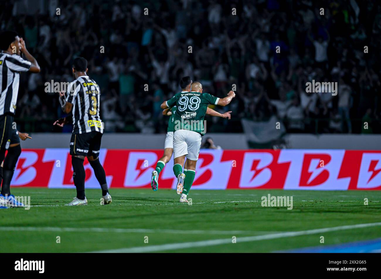 Campinas, Brasilien. August 2024. Die zweite Runde der brasilianischen Fußball-Serie B 2024 fand am Mittwoch, den 21. August 2024, im Stadion Brinco de Ouro da Princesa (Brinco de Ouro) in Campinas, Gemeinde São Paulo, statt. Foto: Pedro Teixeira/FotoArena/Alamy Live News Stockfoto