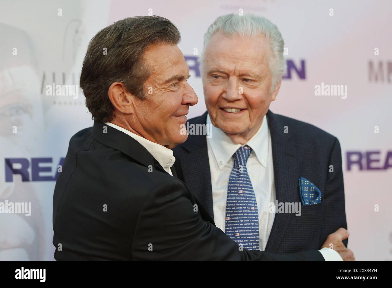 August 2024, Los Angeles, Kalifornien, USA: Dennis Quaid, Jon Voight bei der Los Angeles Premiere von Reagan im TCL Chinese Theatre IMAX (Credit Image: © Nina Prommer/ZUMA Press Wire) NUR REDAKTIONELLE VERWENDUNG! Nicht für kommerzielle ZWECKE! Stockfoto