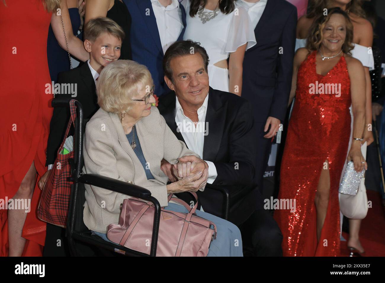 August 2024, Los Angeles, Kalifornien, USA: Dennis Quaid, Mark Josephs Mutter bei der Los Angeles Premiere von Reagan im TCL Chinese Theatre IMAX (Credit Image: © Nina Prommer/ZUMA Press Wire) NUR REDAKTIONELLE VERWENDUNG! Nicht für kommerzielle ZWECKE! Stockfoto