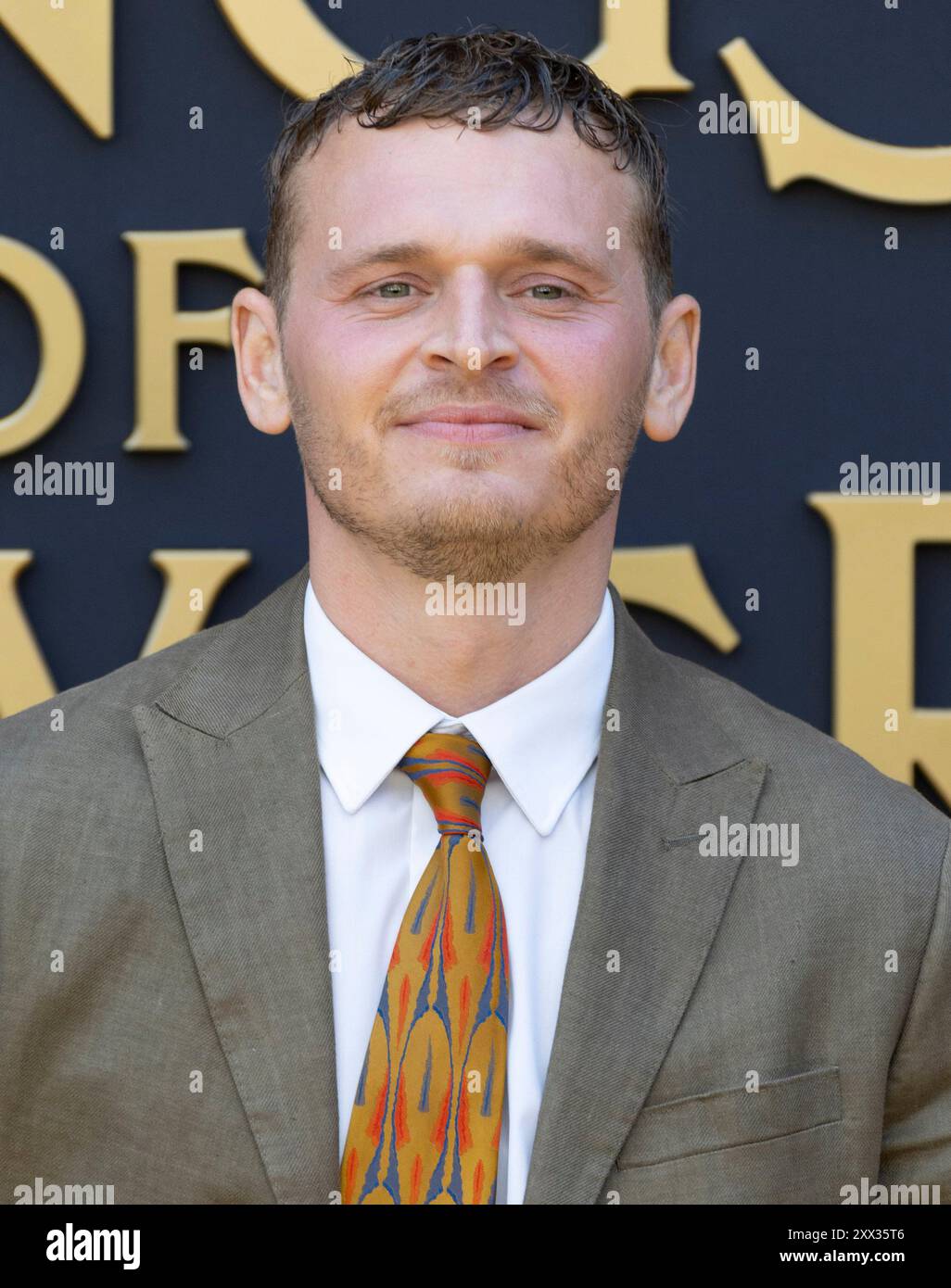 20 Aug 2024, London, England, UK - Charlie Rix bei The Lord of the Rings: The Rings of Power, BFI Southbank Stockfoto