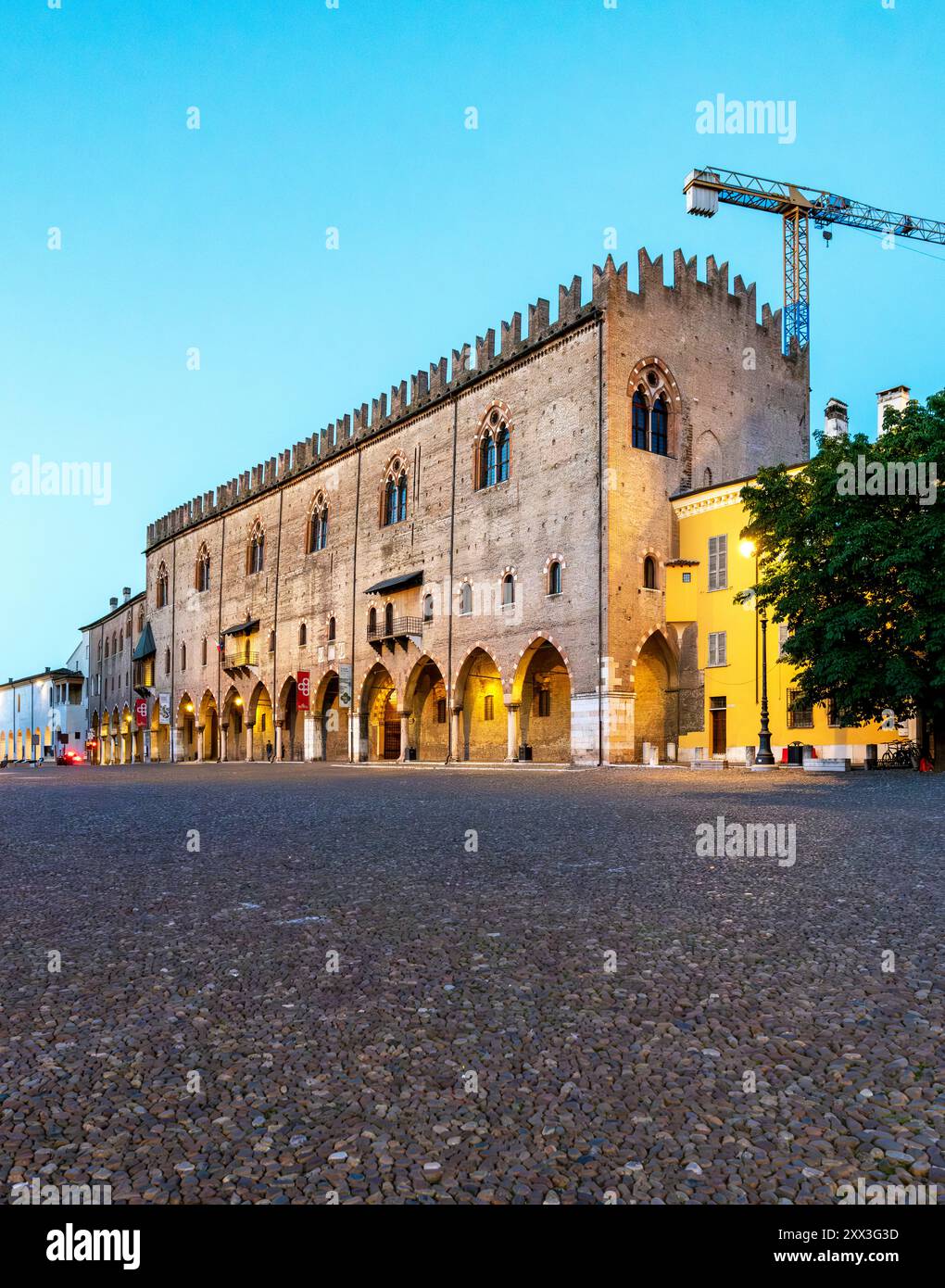 Palazzo del Capitano, Palazzo Ducale di Mantova, Piazza Sordello, Mantua, Italien Stockfoto