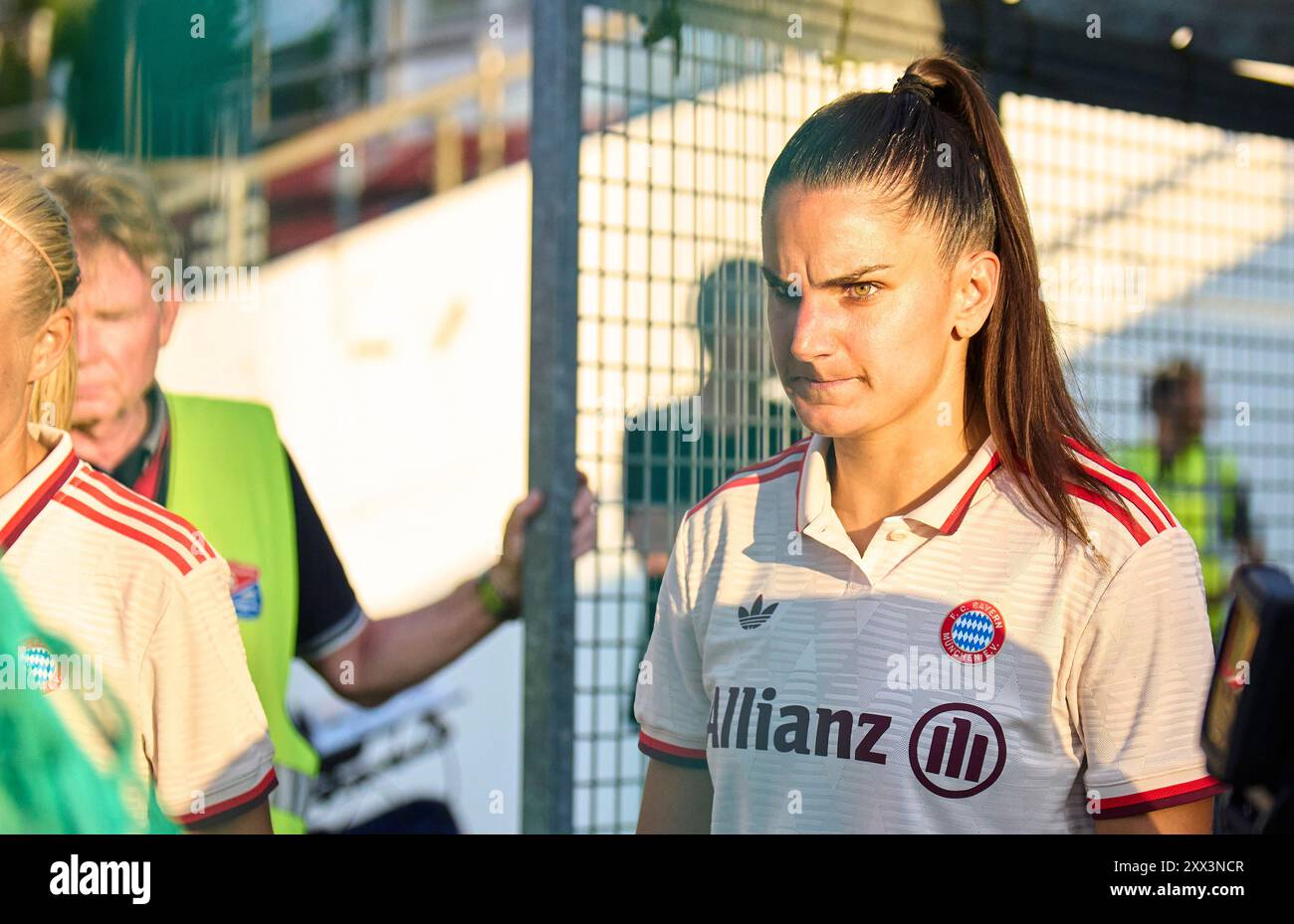 Jovana DAMNJANOVIC, FCB Women 9 beim Frauenfußballspiel FC BAYERN MÜNCHEN – JUVENTUS TURIN 0-0 am 20. August 2024 in München. Saison 2024/2025, 1.Bundesliga, FCB, München, Google Pixel, Frauen Bundesliga Spieltag x, x.. Spieltag-Fotograf: Peter Schatz Stockfoto