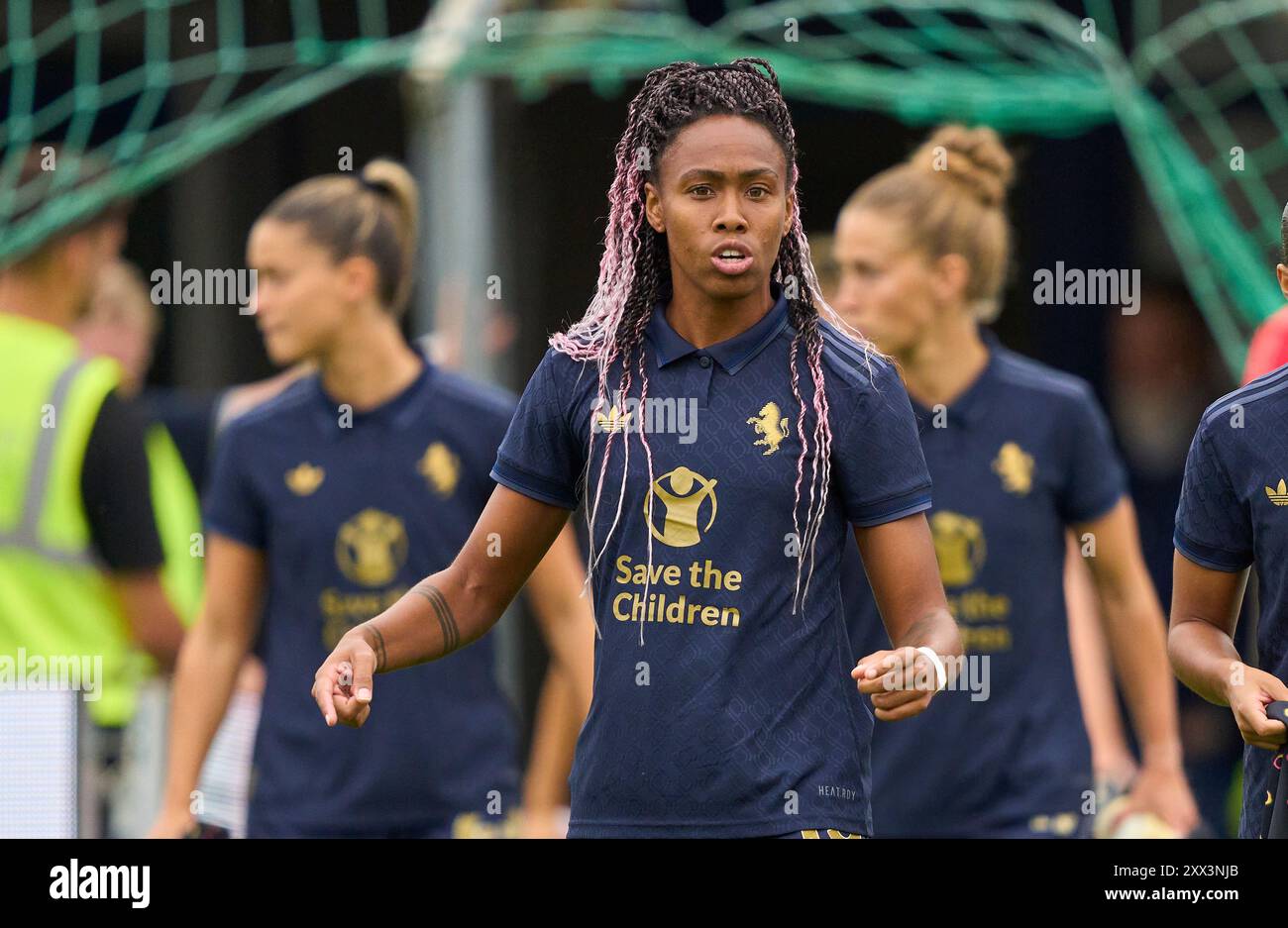 Lindsey Thomas, JUVE Frauen 19 im Frauenfußballspiel FC BAYERN MÜNCHEN – JUVENTUS TURIN 0-0 am 20. August 2024 in München. Saison 2024/2025, 1.Bundesliga, FCB, München, Google Pixel, Frauen Bundesliga Spieltag x, x.. Spieltag-Fotograf: Peter Schatz Stockfoto