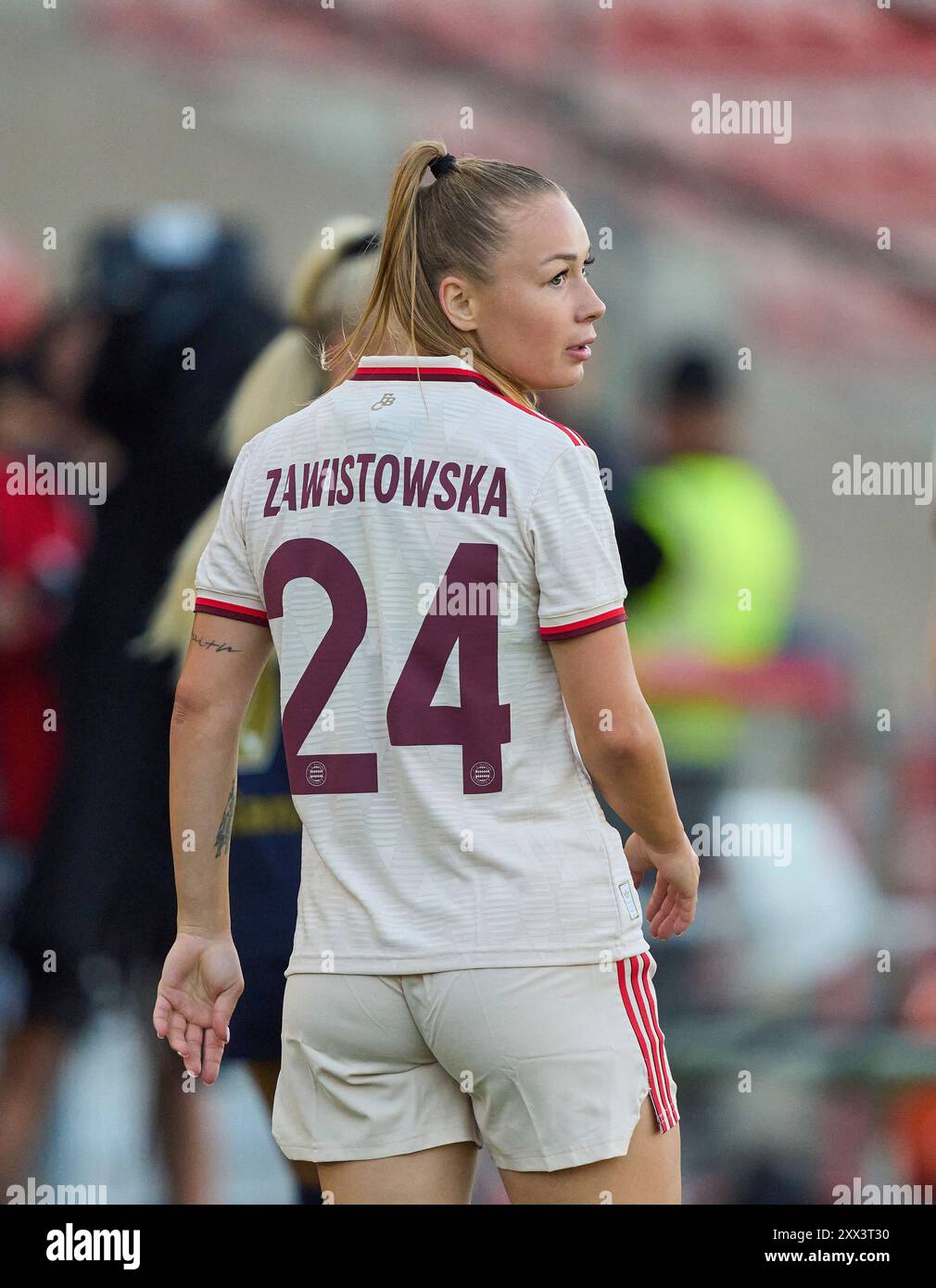 Weronika Zawistowska, FCB Damen 24 beim Frauenfußballspiel FC BAYERN München - JUVENTUS TURIN 0-0 am 20. August 2024 in München. Saison 2024/2025, 1.Bundesliga, FCB, München, Google Pixel, Frauen Bundesliga Spieltag x, x.. Spieltag-Fotograf: ddp-Bilder / Sternbilder Stockfoto