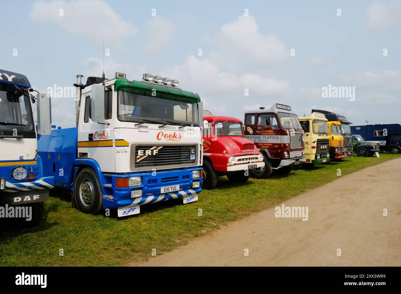 Sortiment an klassischen Lkw oder Zugmaschinen - John Gollop Stockfoto