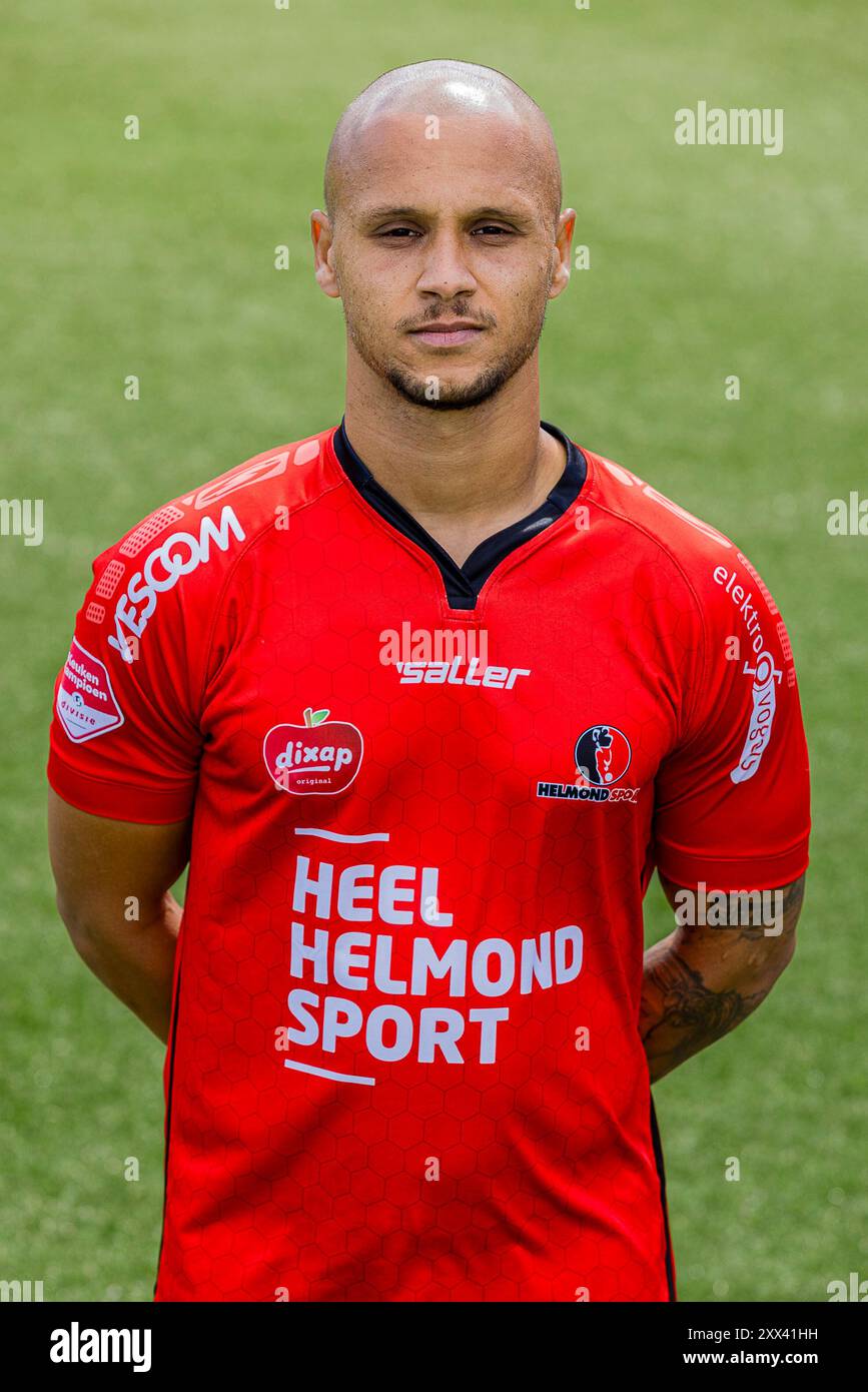 HELMOND, 21-08-2024. Staalwerke Staalwerke Stadion. Keuken Kampioen Divisie, KKD. Saison 2024-2025. Fotoruf Helmond Sport Helmond Sportspieler Anthony van den Hurk Stockfoto