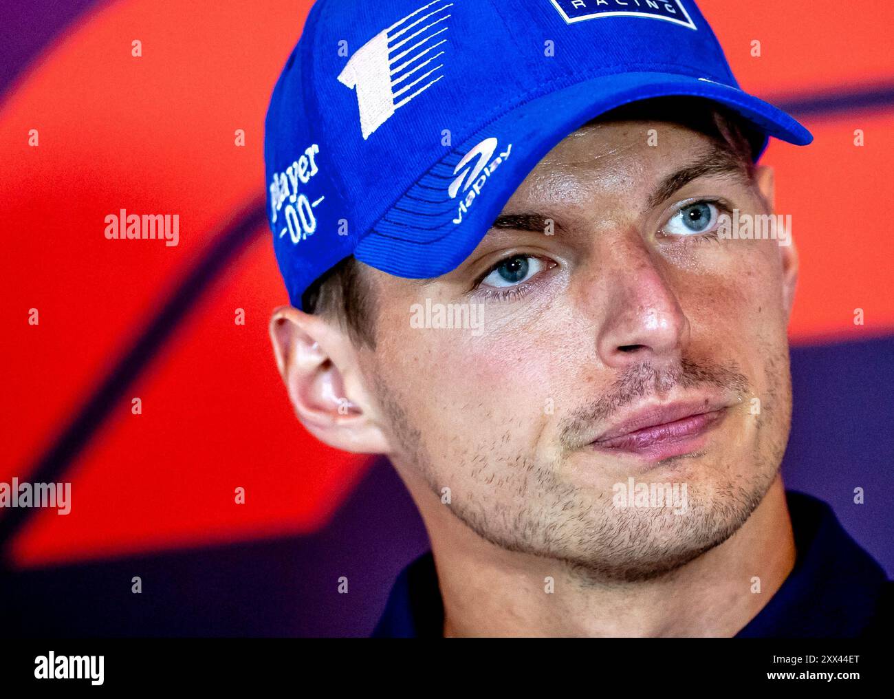 ZANDVOORT - Max Verstappen (Red Bull Racing) während der Pressekonferenz auf der Rennstrecke von Zandvoort vor dem Großen Preis der Niederlande. ANP REMKO DE WAAL Stockfoto