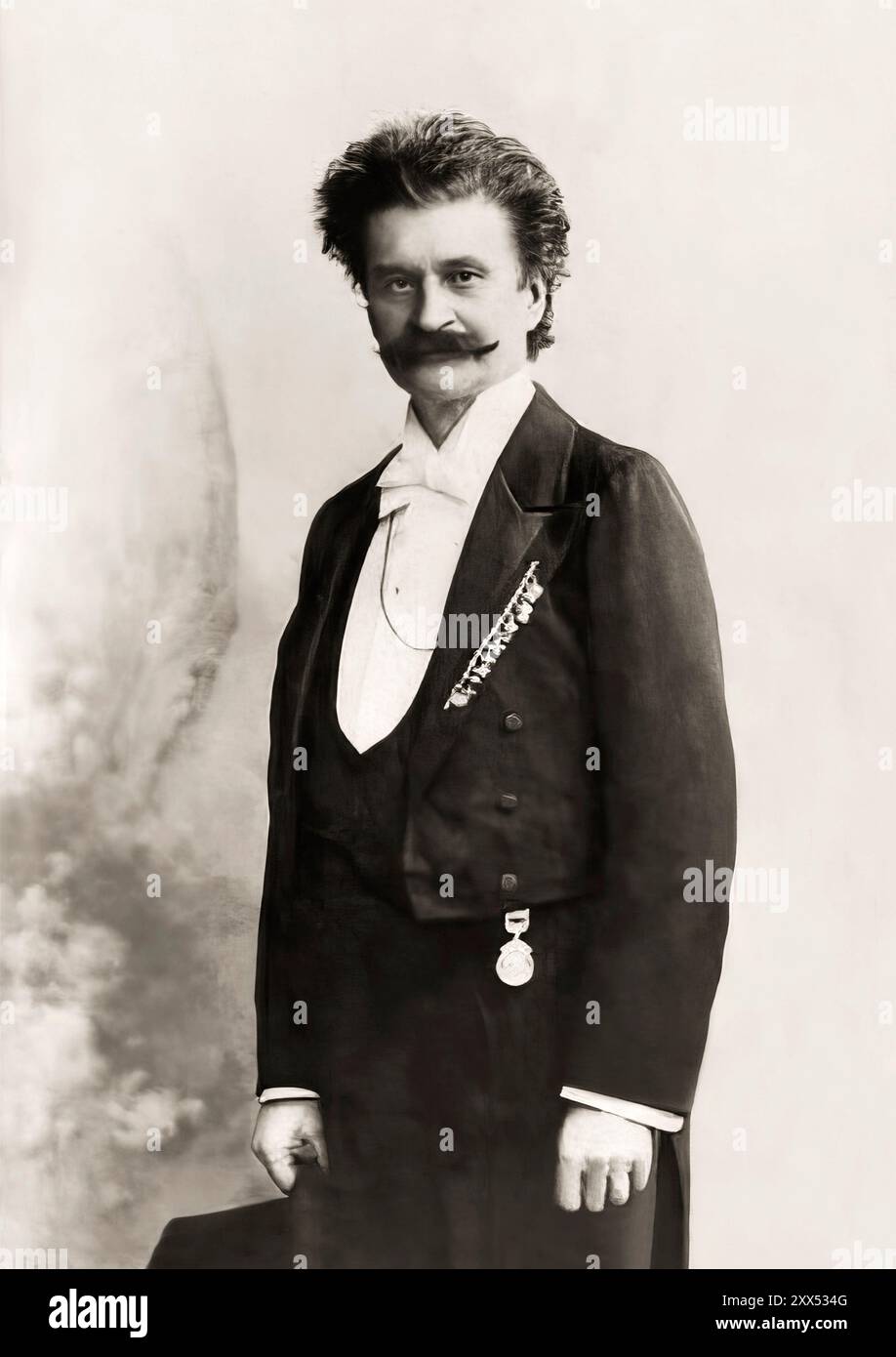 Johann Baptist Strauss II., 1825–1899, österreichischer Komponist und Geiger, 1879, digital herausgegeben Stockfoto