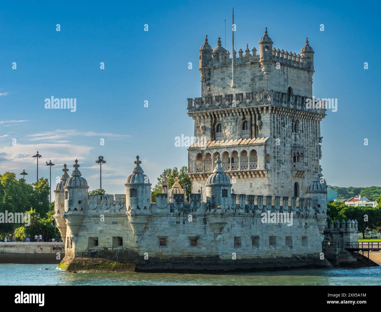 Turm von Belém, Lissabon, Portugal. Stockfoto