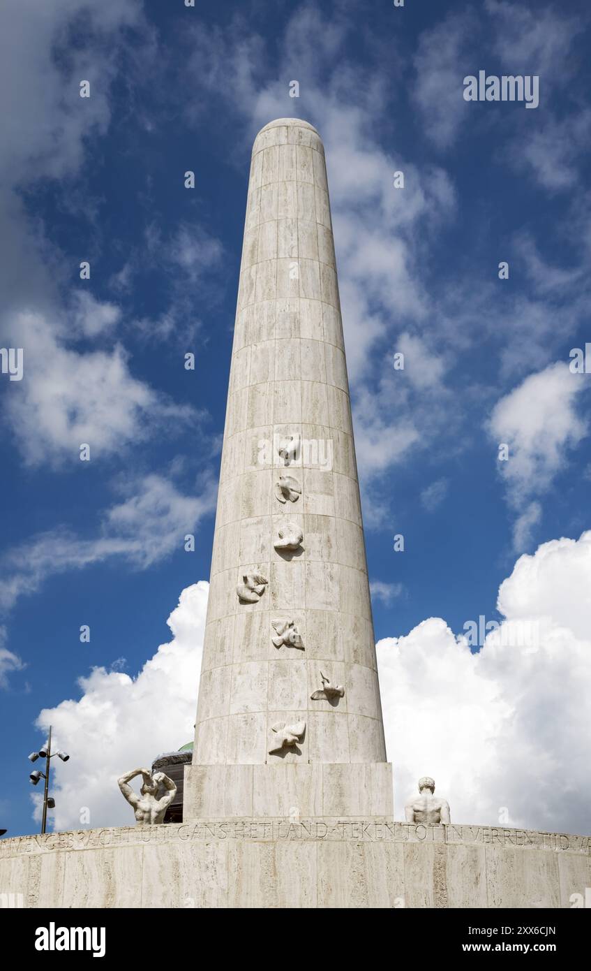 Nationaldenkmal am Dam-Platz, Amsterdam, Niederlande Stockfoto