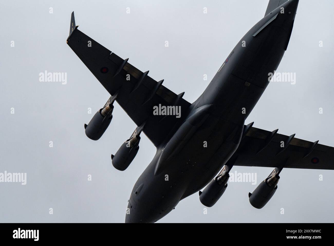 Boeing C-17A Globemaster RAF-Transporter Stockfoto