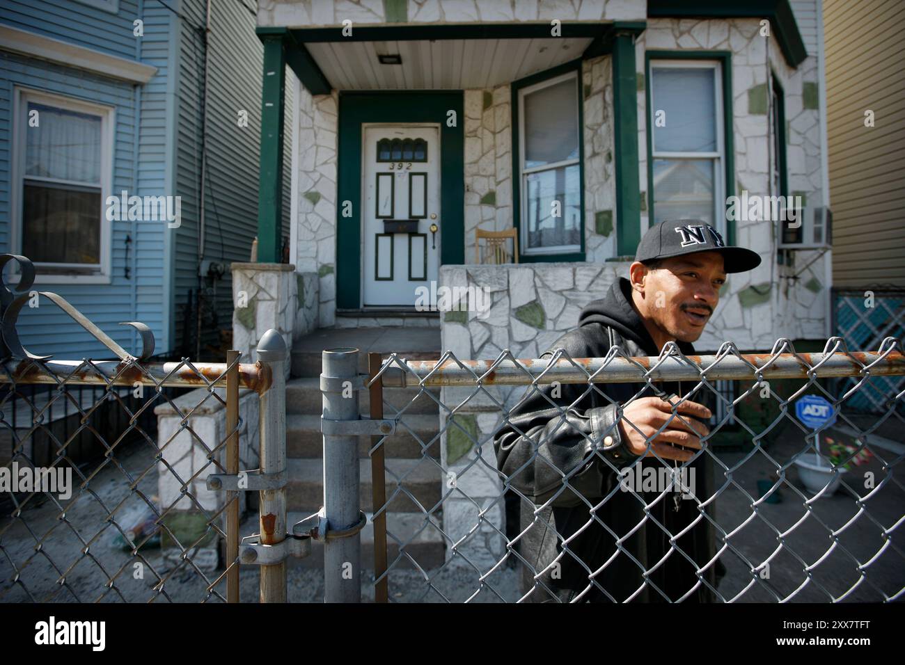 Die Mafia erlebt schwere Schläge durch Informanten in ihren eigenen Reihen, die mit den Behörden zusammenarbeiten. Huset i Pine Street Hvor Henry Hill Vokste Opp. Stockfoto