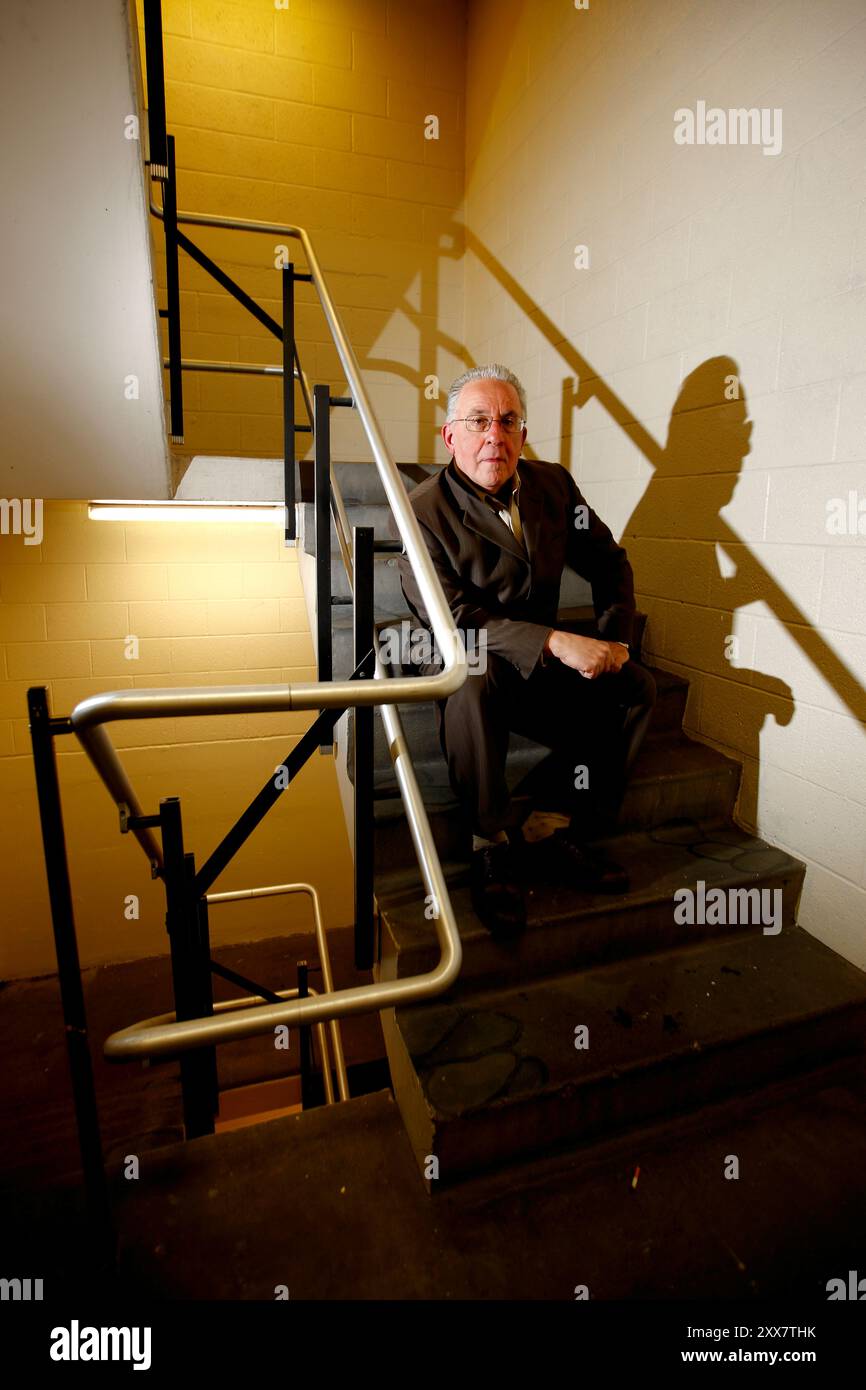 Die Mafia erlebt schwere Schläge durch Informanten in ihren eigenen Reihen, die mit den Behörden zusammenarbeiten. Detective Vito Colutti Stockfoto