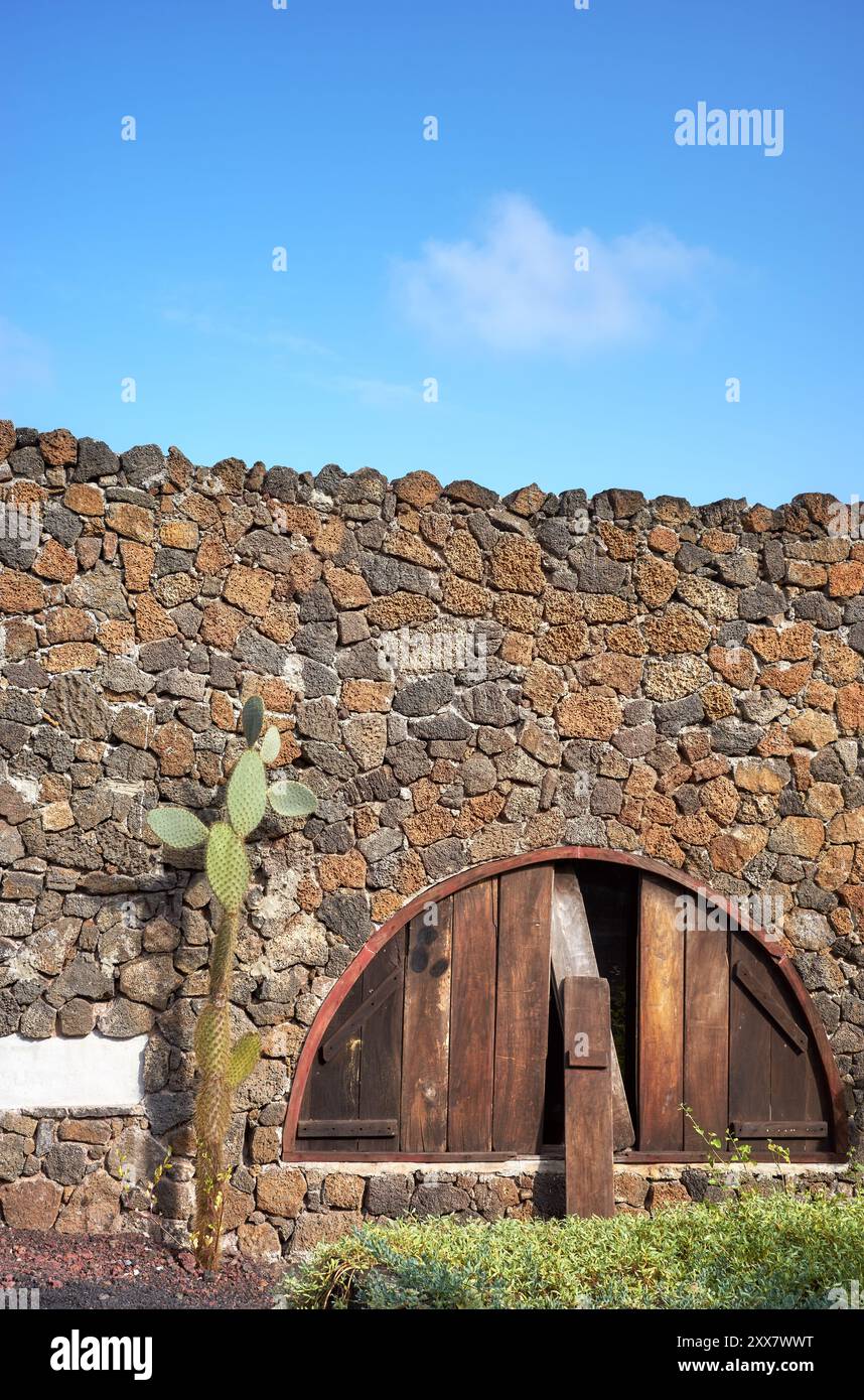 Alte Bausteinmauer, Ecuador. Stockfoto Alte Bausteinmauer, Ecuador. Stockfoto