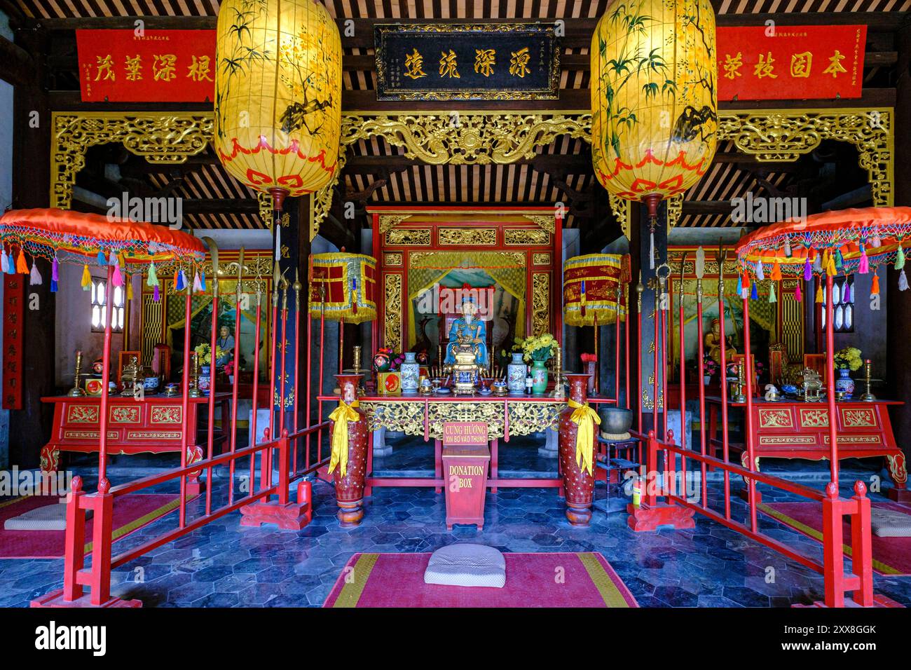 Vietnam, Provinz Quang Nam, Hoi an, Altstadt, von der UNESCO zum Weltkulturerbe erklärt, Minh Huong altes Haus Ende 18. Jahrhundert Stockfoto