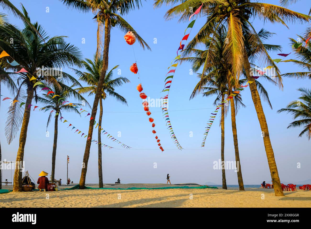 Vietnam, Provinz Quang Nam, Hoi an, Cua Dai Beach Stockfoto