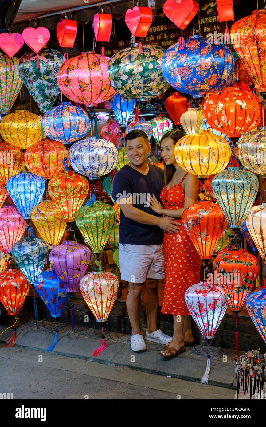 Vietnam, Provinz Quang Nam, Hoi an, Altstadt, auf der Liste des UNESCO-Weltkulturerbes, Fotoruf Stockfoto