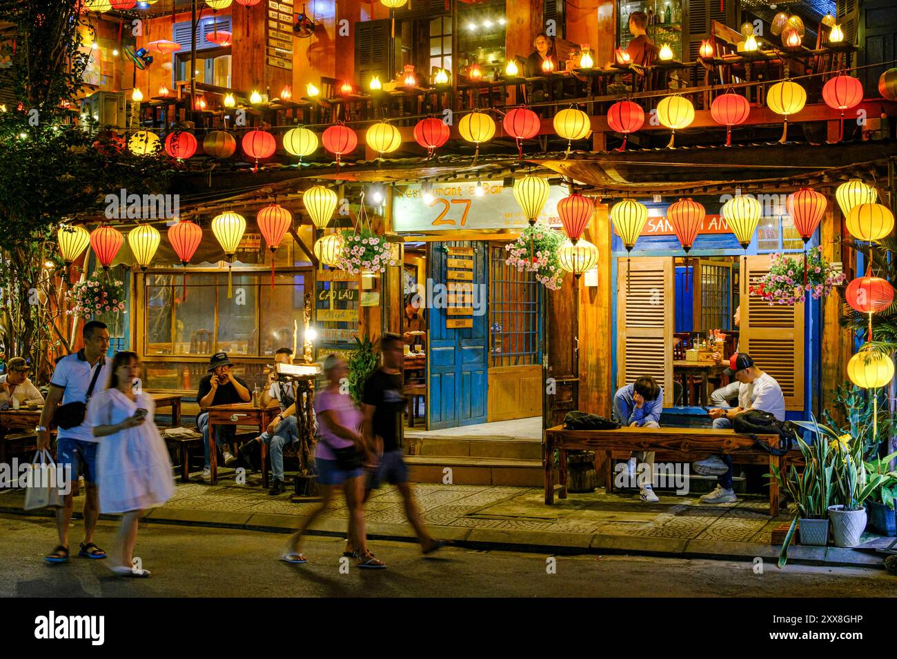 Vietnam, Quang Nam Provinz, Hoi an, Altstadt, auf der Liste des Weltkulturerbes der UNESCO, traditionelles Haus Stockfoto