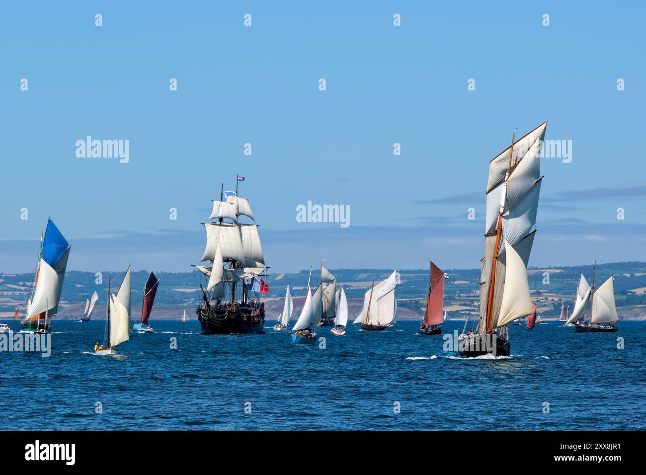 Frankreich, Finistere, Douarnenez, Maritime Festival 2024 Stockfoto