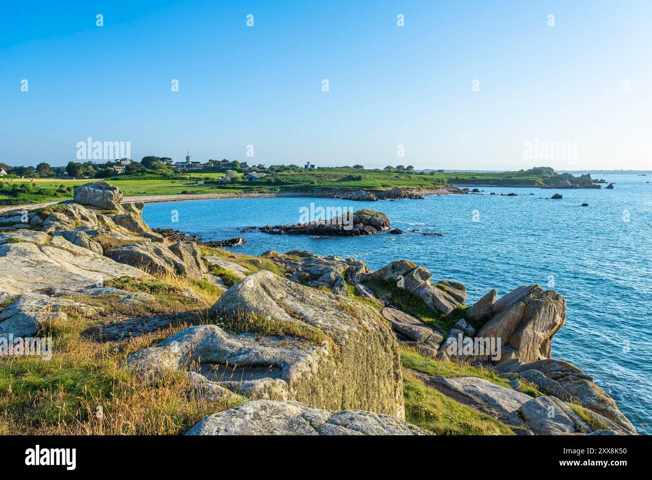 Frankreich, Cotes d'Armor, Brehat-Insel, Nordwestküste Stockfoto