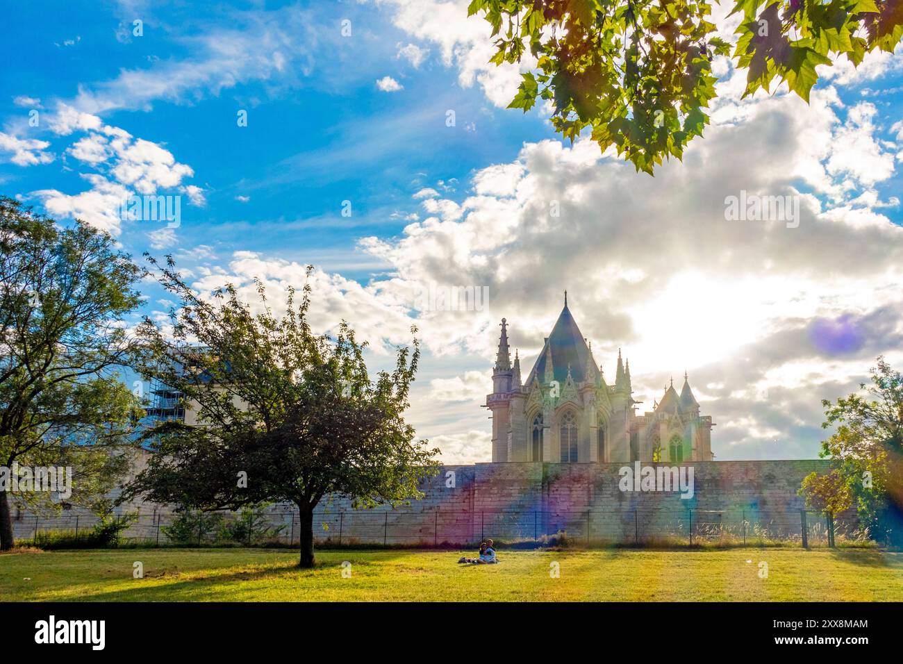 Frankreich, Val de Marne, Vincennes, Schloss Vincennes, Sainte Chapelle Stockfoto