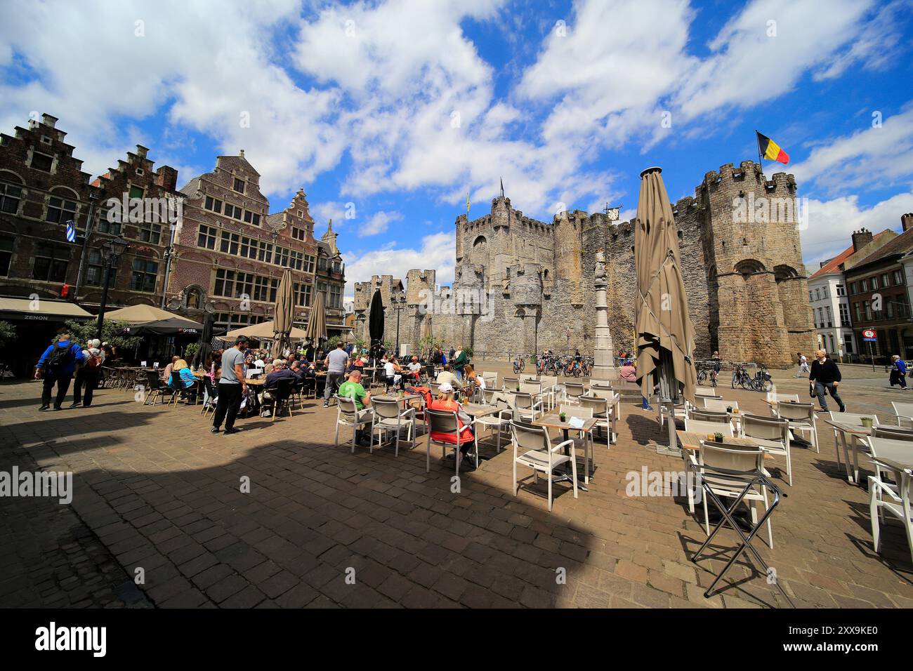 Schloss Gravensteen, Gent, Belgien. Stockfoto