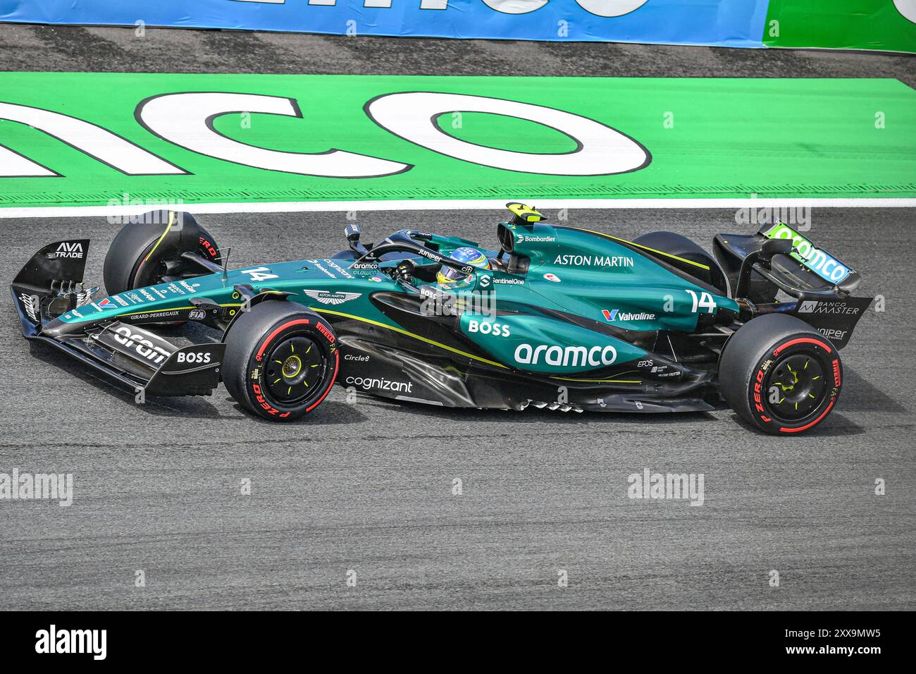 Zandvoort, Niederlande. August 2024. August 2024; Circuit Zandvoort, Zandvoort, Nordholland, Niederlande; Formel 1 Heineken Dutch Grand Prix 2024; Free Practice Day; Fernando Alonso (ESP) im AMR23 von Aston Martin während des freien Trainings 1 Credit: Action Plus Sports Images/Alamy Live News Stockfoto