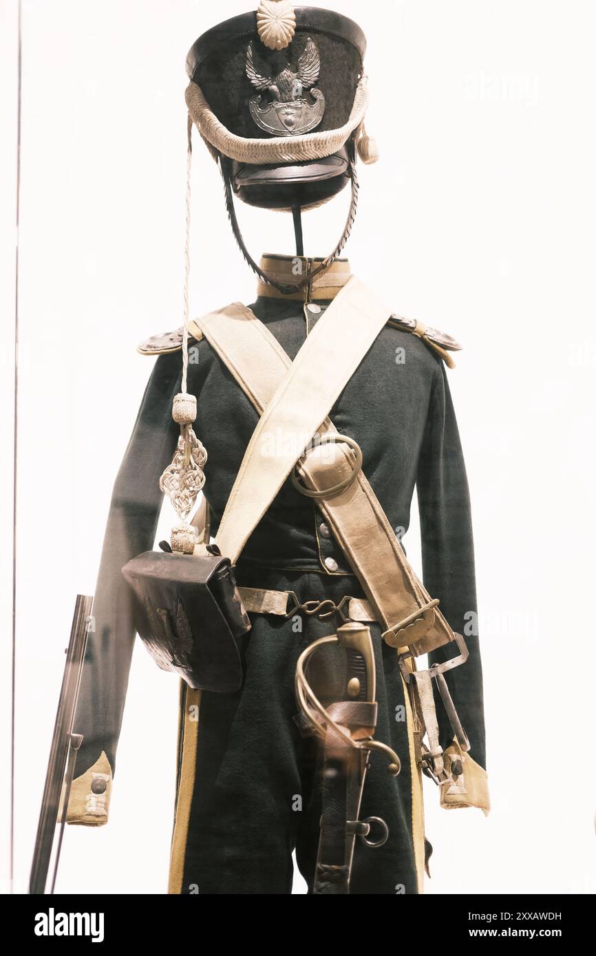 View of the Polnischen Armee Museum ist ein Museum in Warschau, das die militärischen Aspekte der Geschichte Polens dokumentiert. Gegründet im Jahr 1920. warschau Stockfoto