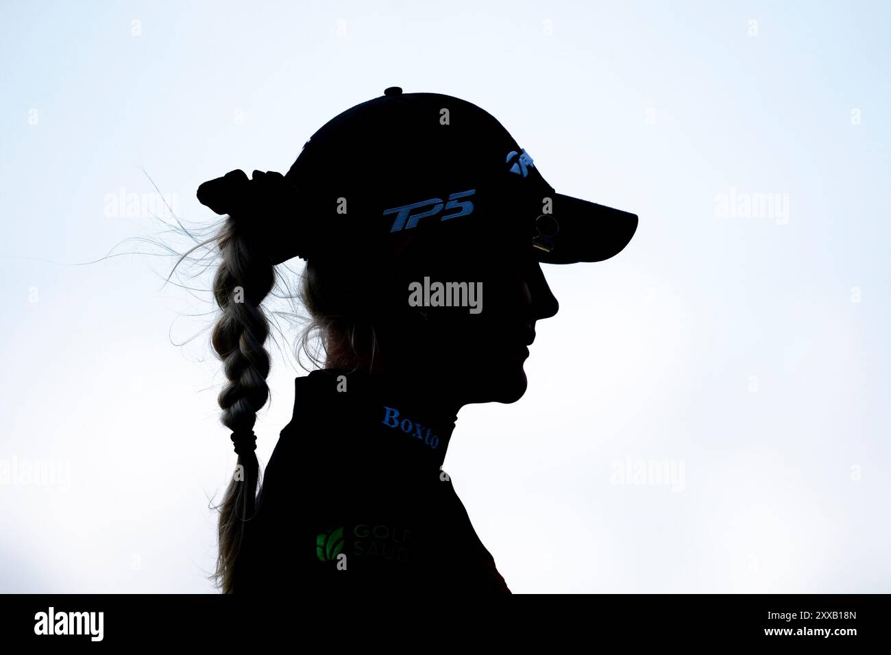 St Andrews, Schottland, Großbritannien. August 2024. Zweite Runde der AIG Women’s Open auf dem Old Course St Andrews. Bild; Charley Hull. Iain Masterton/Alamy Live News Stockfoto