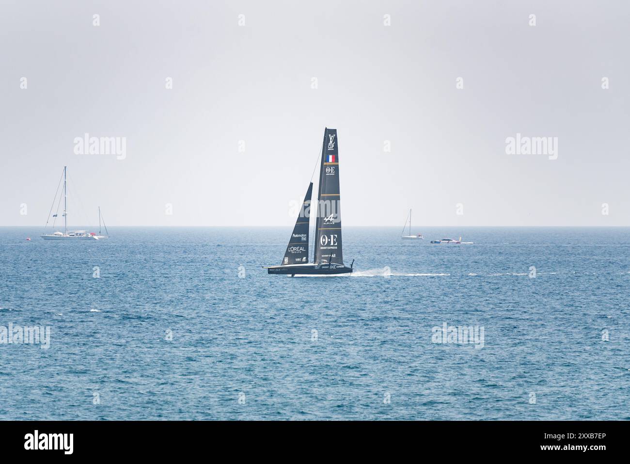 Turin, Turin, Italien. August 2024. Orient Express Racing Team – frankreich während der Vorregatten (Foto: © Matteo SECCI/ZUMA Press Wire) NUR REDAKTIONELLE VERWENDUNG! Nicht für kommerzielle ZWECKE! Stockfoto