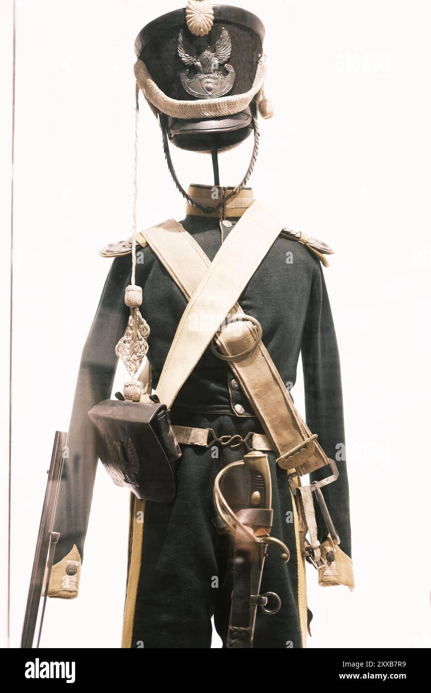 Madrid, Spanien. August 2024. View of the Polnischen Armee Museum ist ein Museum in Warschau, das die militärischen Aspekte der Geschichte Polens dokumentiert. Gegründet im Jahr 1920. warschau 23. august 2024 polen (Foto: Oscar Gonzalez/SIPA USA) Credit: SIPA USA/Alamy Live News Stockfoto