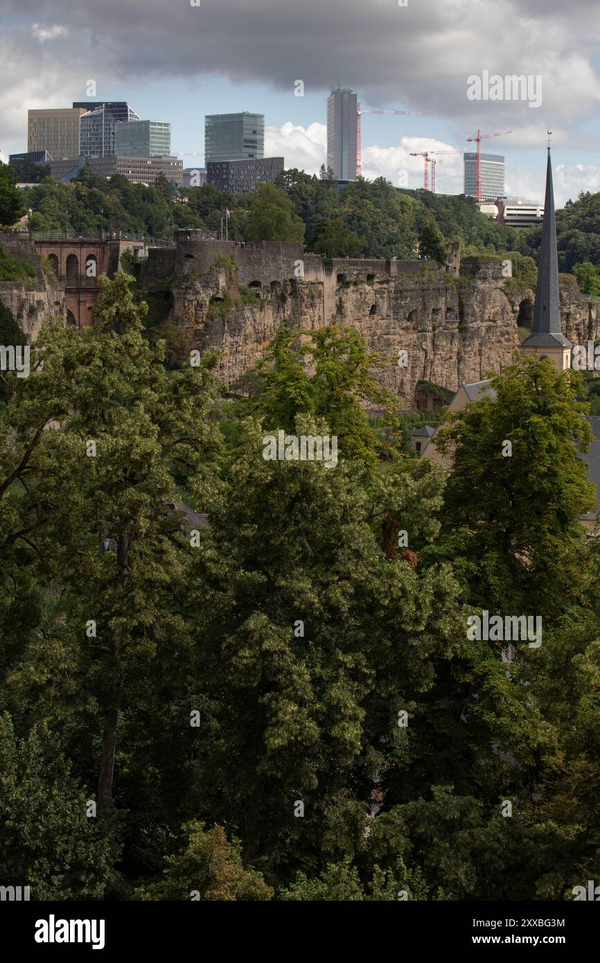 , In Luxemburg, Luxemburg, am 22. Juli 2024. Stockfoto