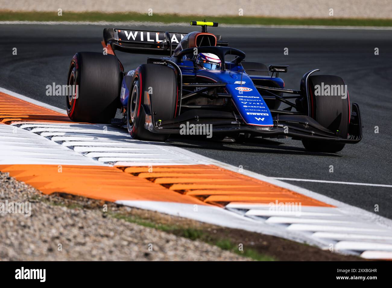 02 SARGEANT Logan (usa), Williams Racing FW46, Action während des Formel 1 Heineken Dutch Grand Prix 2024, 15. Runde der Formel 1 Weltmeisterschaft 2024 vom 23. Bis 25. August 2024 auf dem Circuit Zandvoort, in Zandvoort, Niederlande Stockfoto