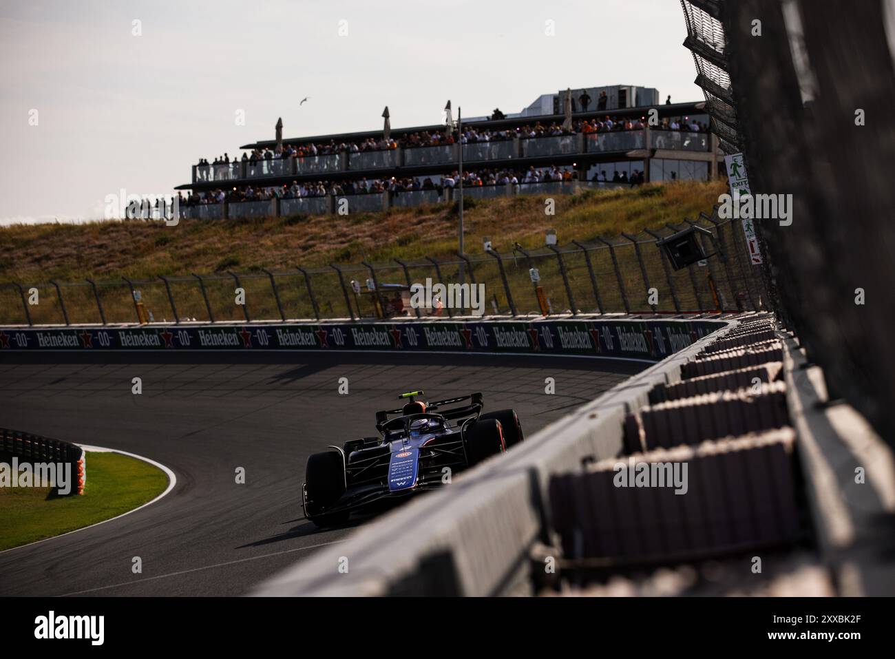 02 SARGEANT Logan (usa), Williams Racing FW46, Action während des Formel 1 Heineken Dutch Grand Prix 2024, 15. Runde der Formel 1 Weltmeisterschaft 2024 vom 23. Bis 25. August 2024 auf dem Circuit Zandvoort, in Zandvoort, Niederlande Stockfoto