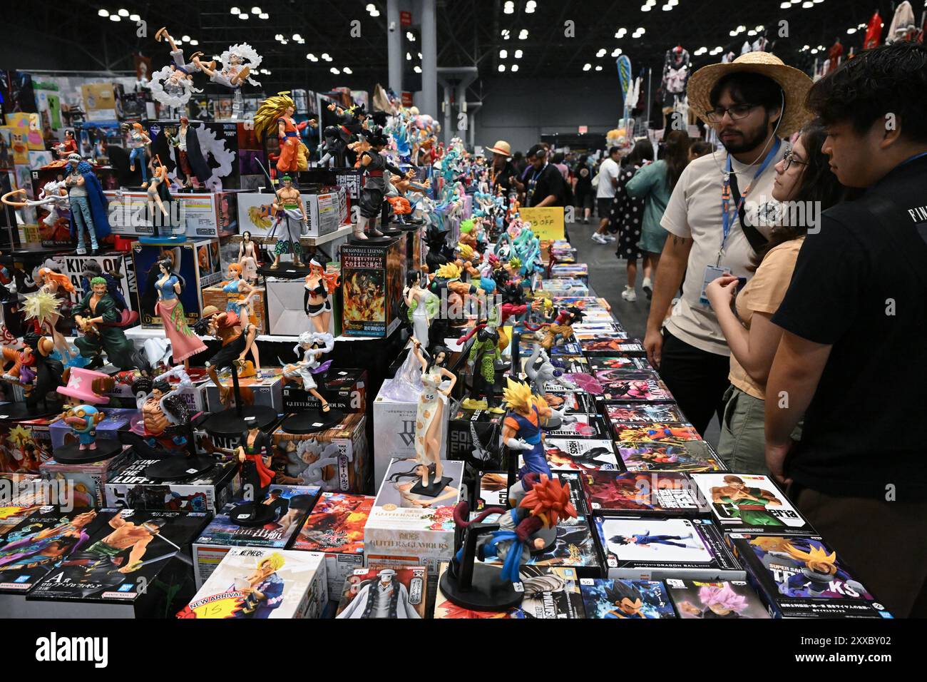 Anime NYC im Jacob K. Javits Convention Center am 23. August 2024 in New York City. Stockfoto