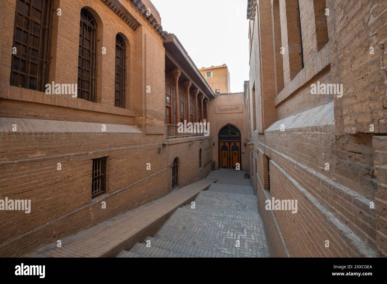 Der Eingang zum Al-Baghdadi Museum Stockfoto