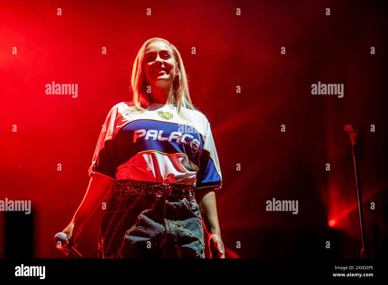 Reading, Berkshire, Großbritannien. August 2024. Jorja Smith tritt beim Reading Festival auf. Cristina Massei/Alamy Live News Stockfoto