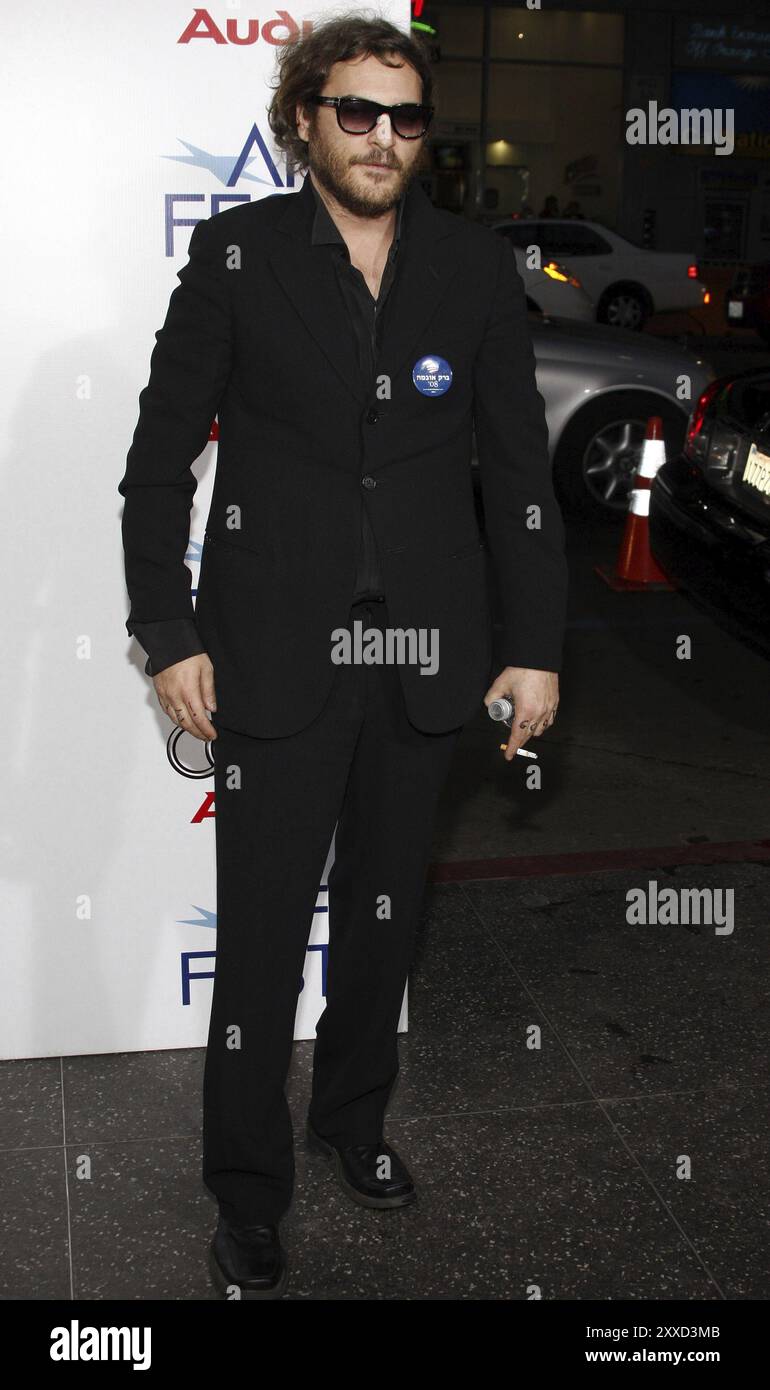 Joaquin Phoenix beim AFI FEST 2008 Centerpiece Gala Screening von „Che“, das am 1. November 2008 im Grauman's Chinese Theatre in Hollywood stattfand Stockfoto