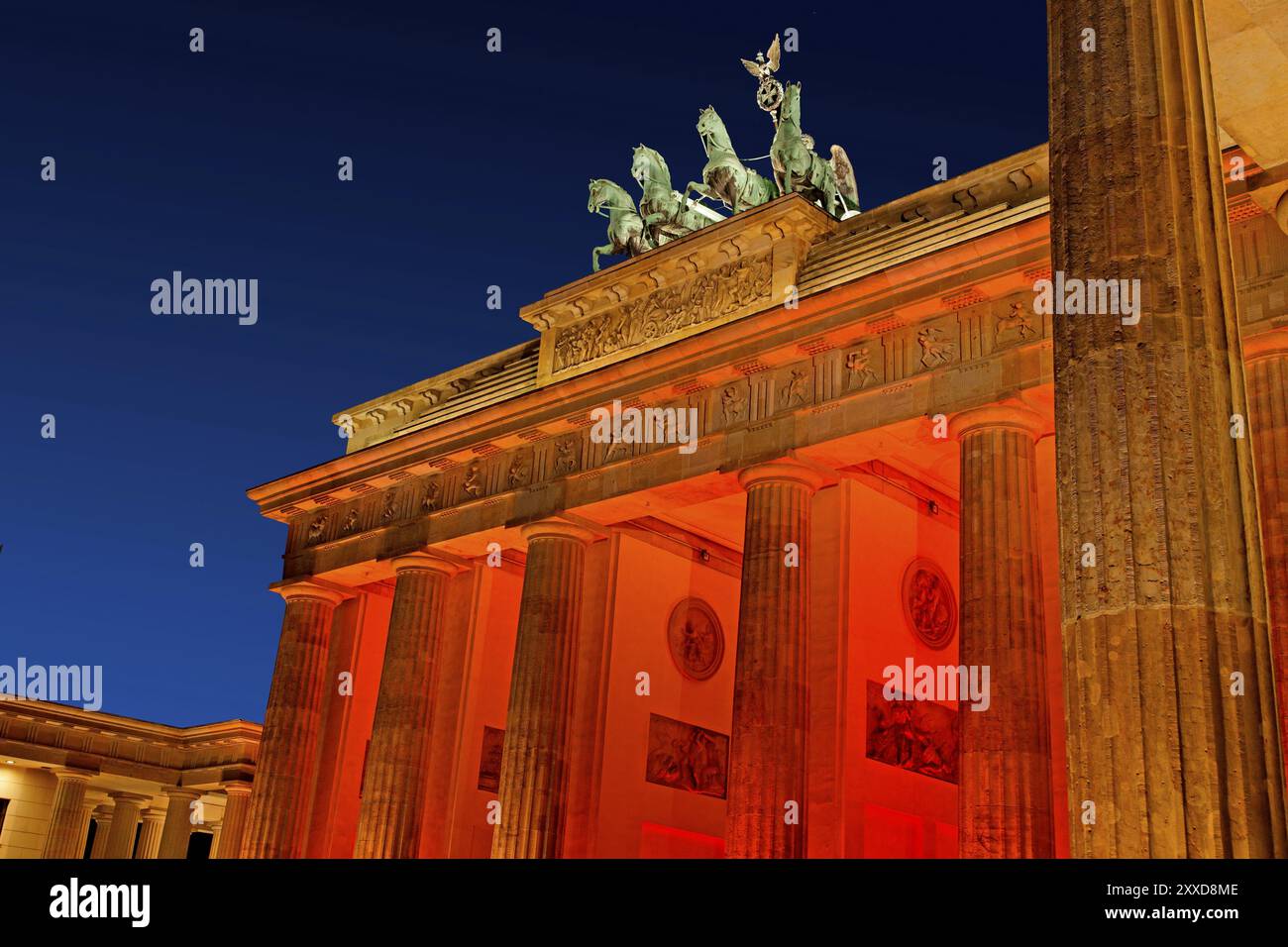 Brandenburger Tor, Hauptstadt Berlin Stockfoto