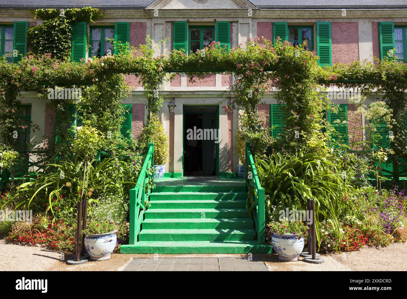 Haus von Claude Monet, Giverny, Gemeinde in Frankreich Stockfoto Haus von Claude Monet, Giverny, Gemeinde in Frankreich Stockfoto