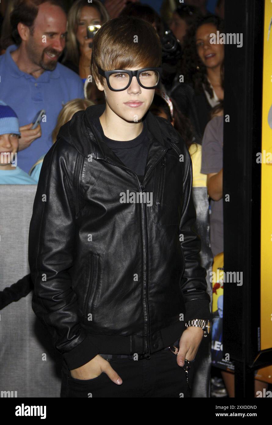 Justin Bieber bei der Premiere von Megamind in Los Angeles, die am 30. Oktober 2010 im Hollywood and Highland in Hollywood stattfand Stockfoto