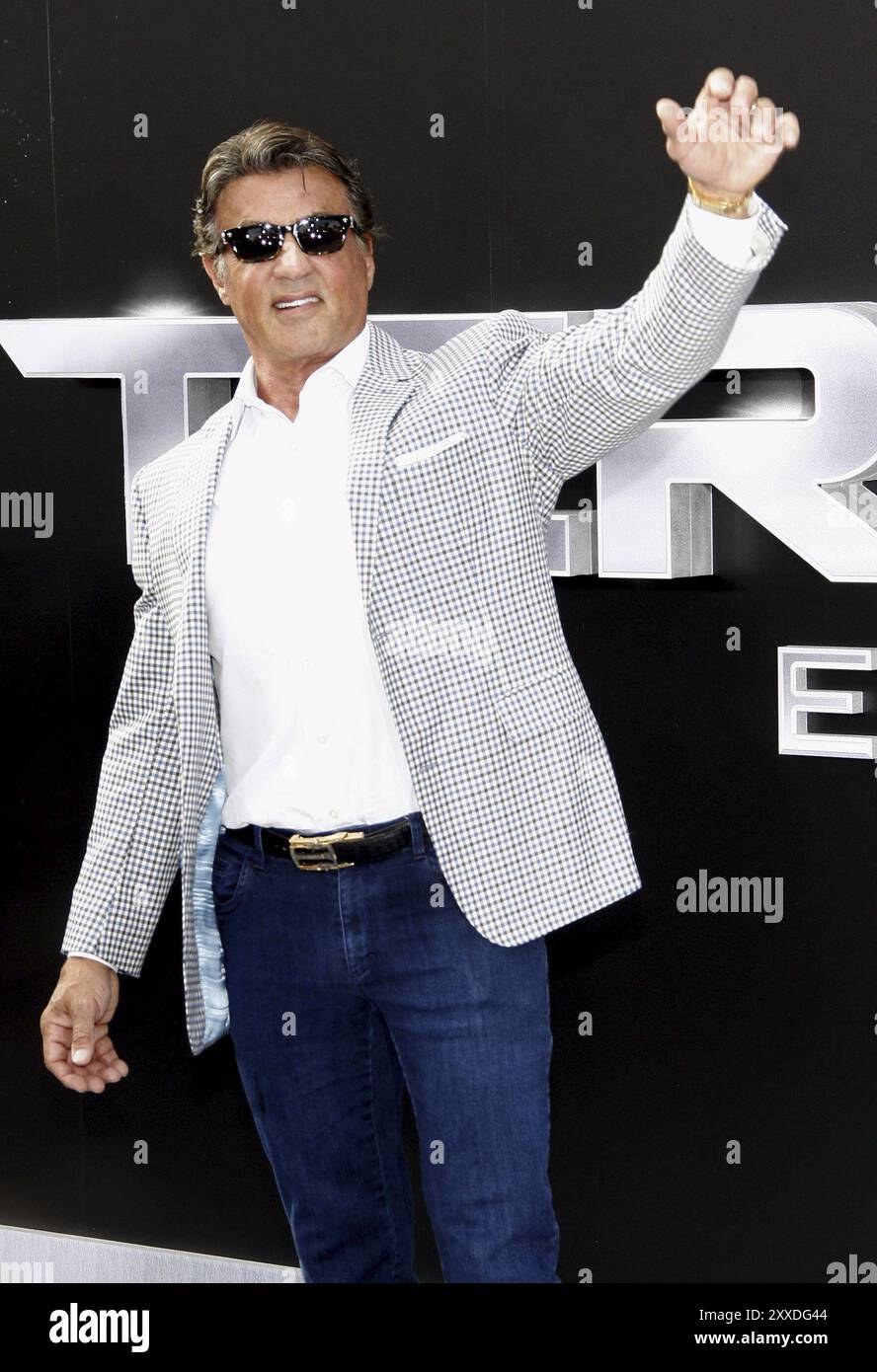 Sylvester Stallone bei der Premiere von „Terminator Genisys“ in Los Angeles am 28. Juni 2015 im Dolby Theatre in Hollywood, USA Stockfoto