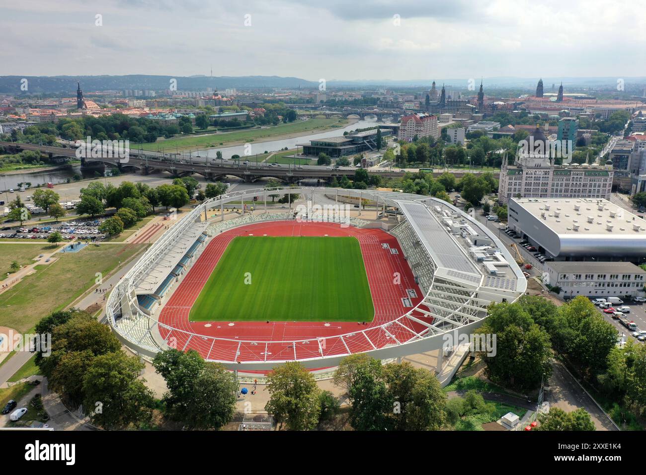 Heinz-Steyer-Stadion Dresden Stockfoto